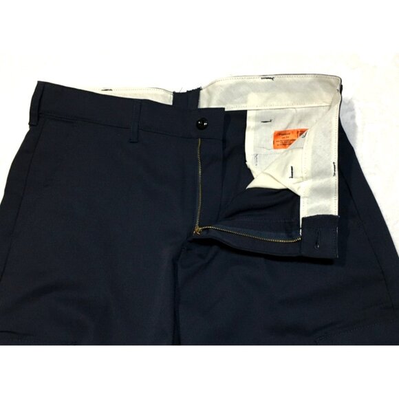 New Red Cap Industrial Cargo Pants Navy Blue Men's Work Tag 34 x 30 FIT 36 x 30 - Picture 8 of 9